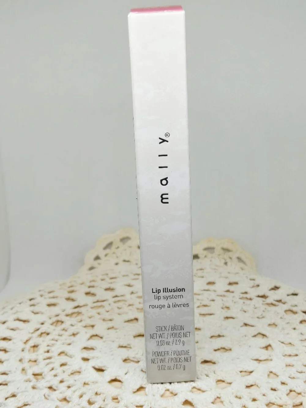 NIB Mally Lip Illusion Double Ended Lip System Stick/Powder Classic Pink